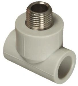 Тройник D25мм х 1/2" (наружная резьба) FV-Plast/Alca