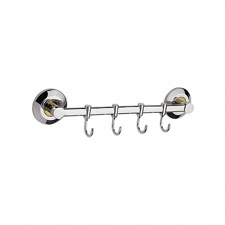 Передвижные 4 крючка на планке Ledeme L204-4