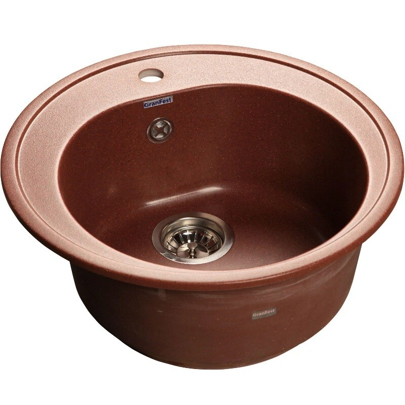 Мойка круглая красный марс 334 GF-R510 GRANFEST