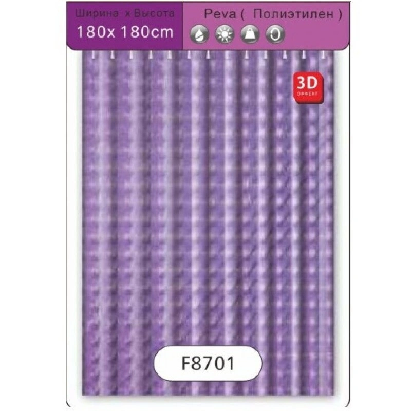 Штора для ванной F8701 Frap