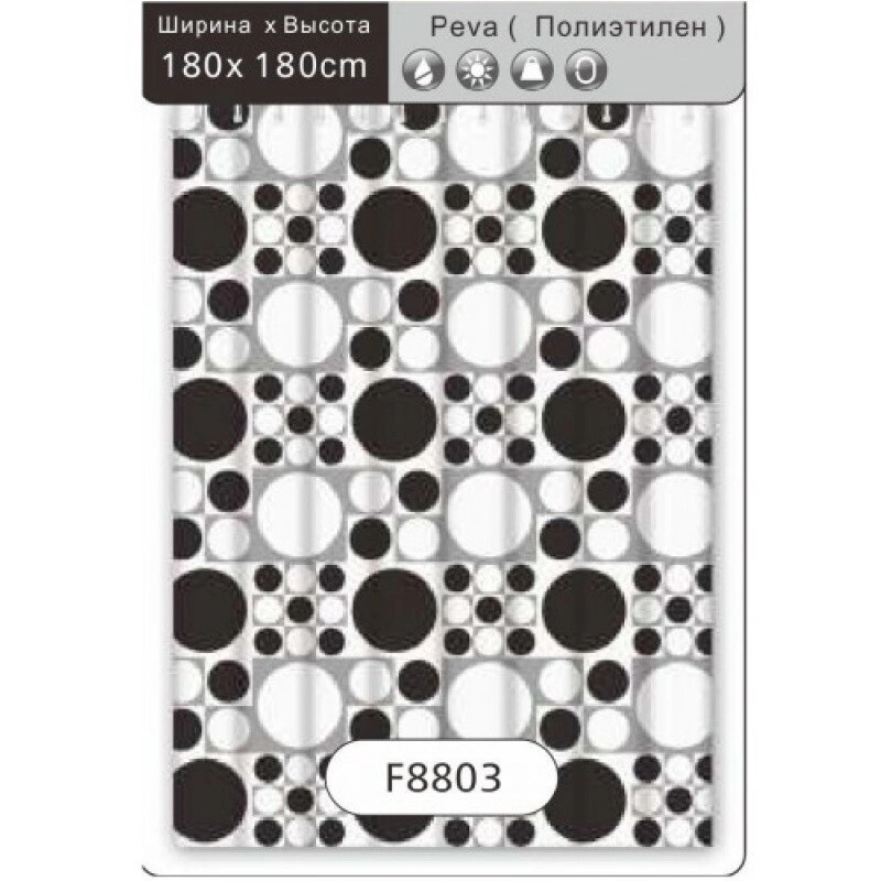 Штора для ванной F8803 Frap