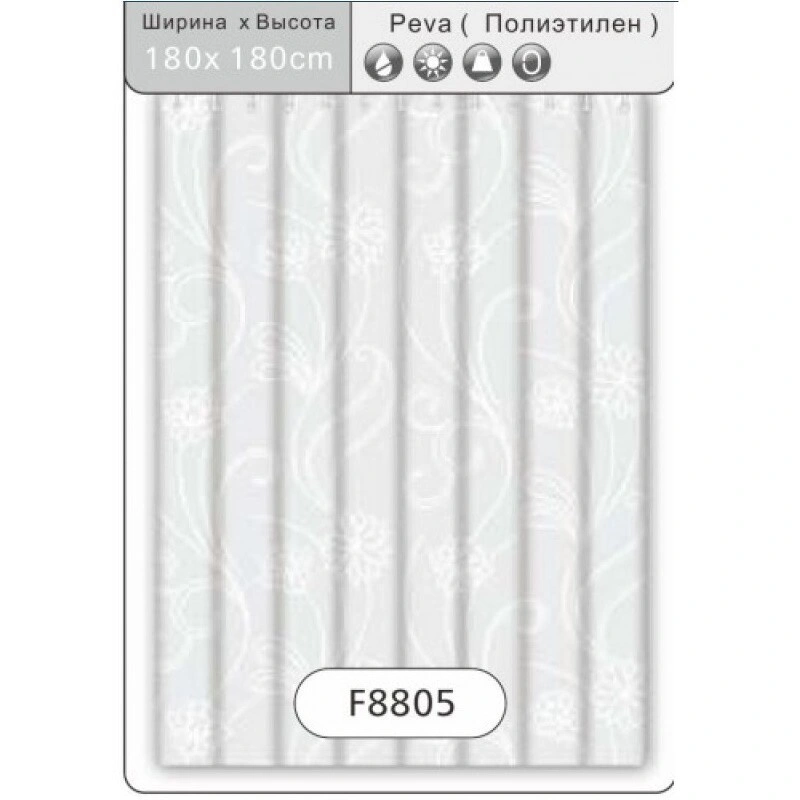 Штора для ванной F8805 Frap
