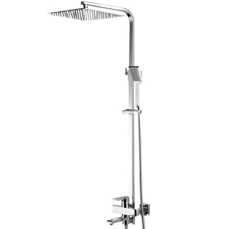 Душевая система Frap F2415-2 хромированный корпус, латунь, тропический душ