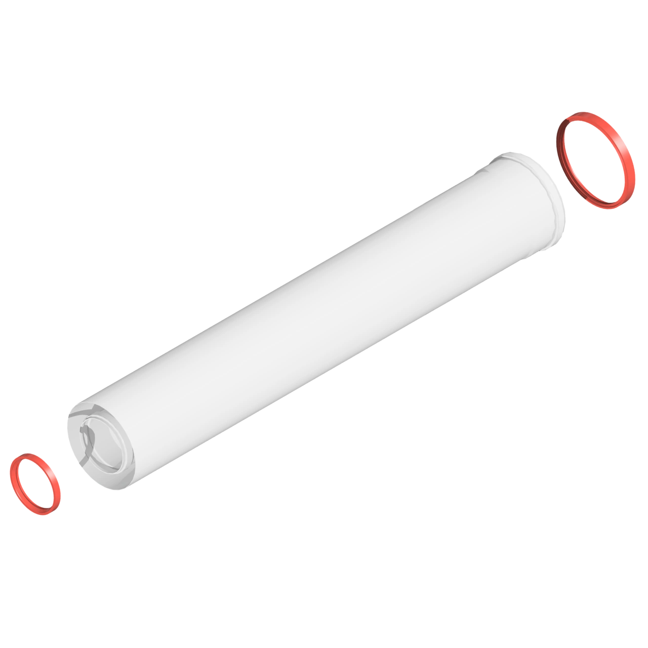 Удлинитель дымохода D60/100 1000мм (Y-1M/ST) KRATS
