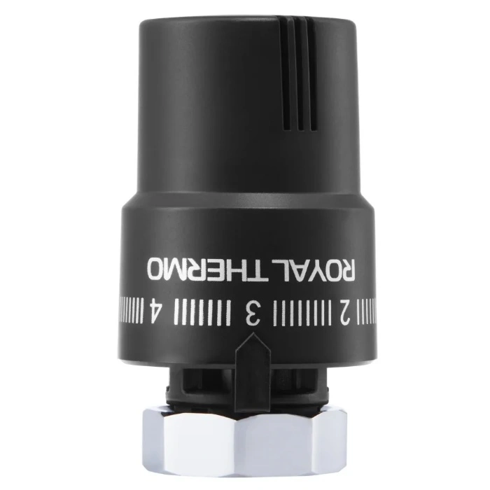 Термоголовка жидкостная М30х1,5 (черный) Royal Thermo