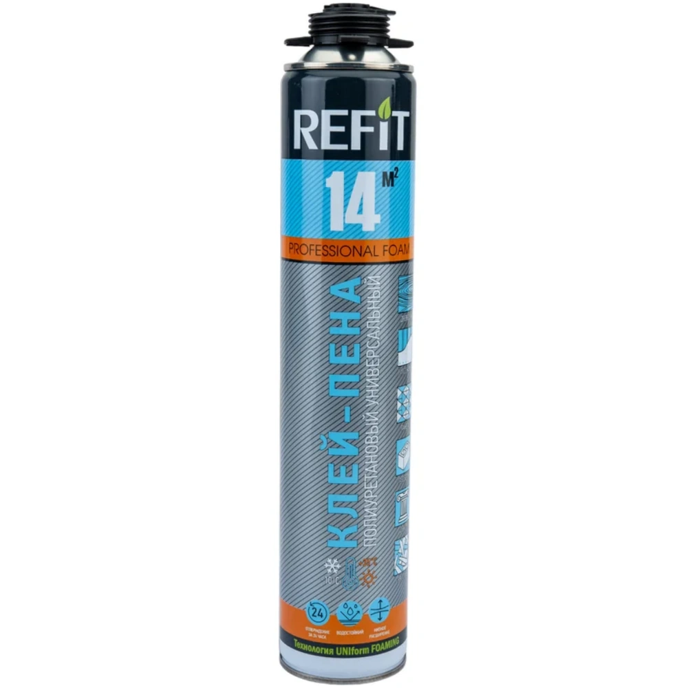 Пена-клей REFIT 14 проф.всесезонная 780г