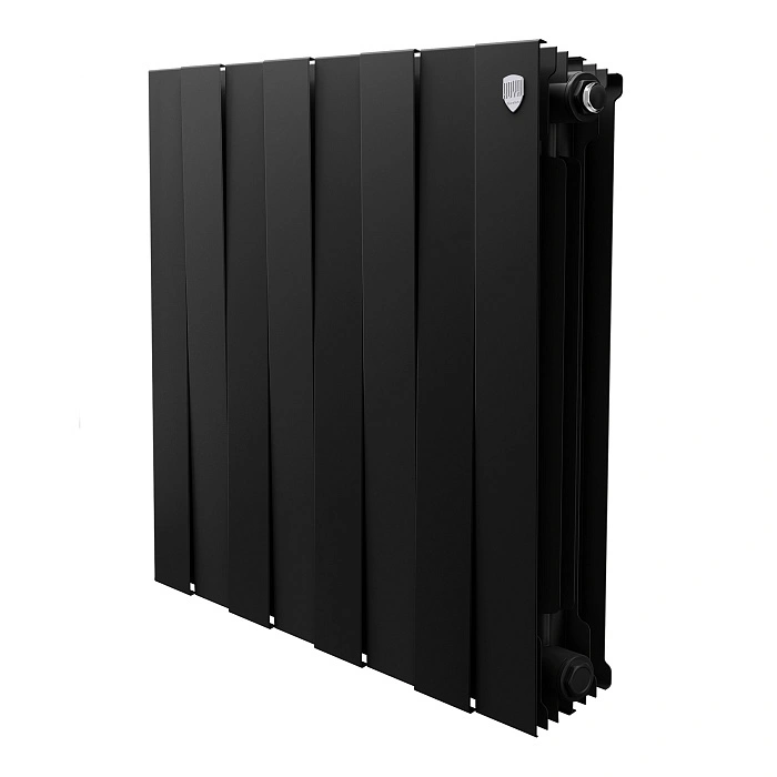 Радиатор биметалл 500мм 8 секций PianoForte Noir Sable Royal Thermo