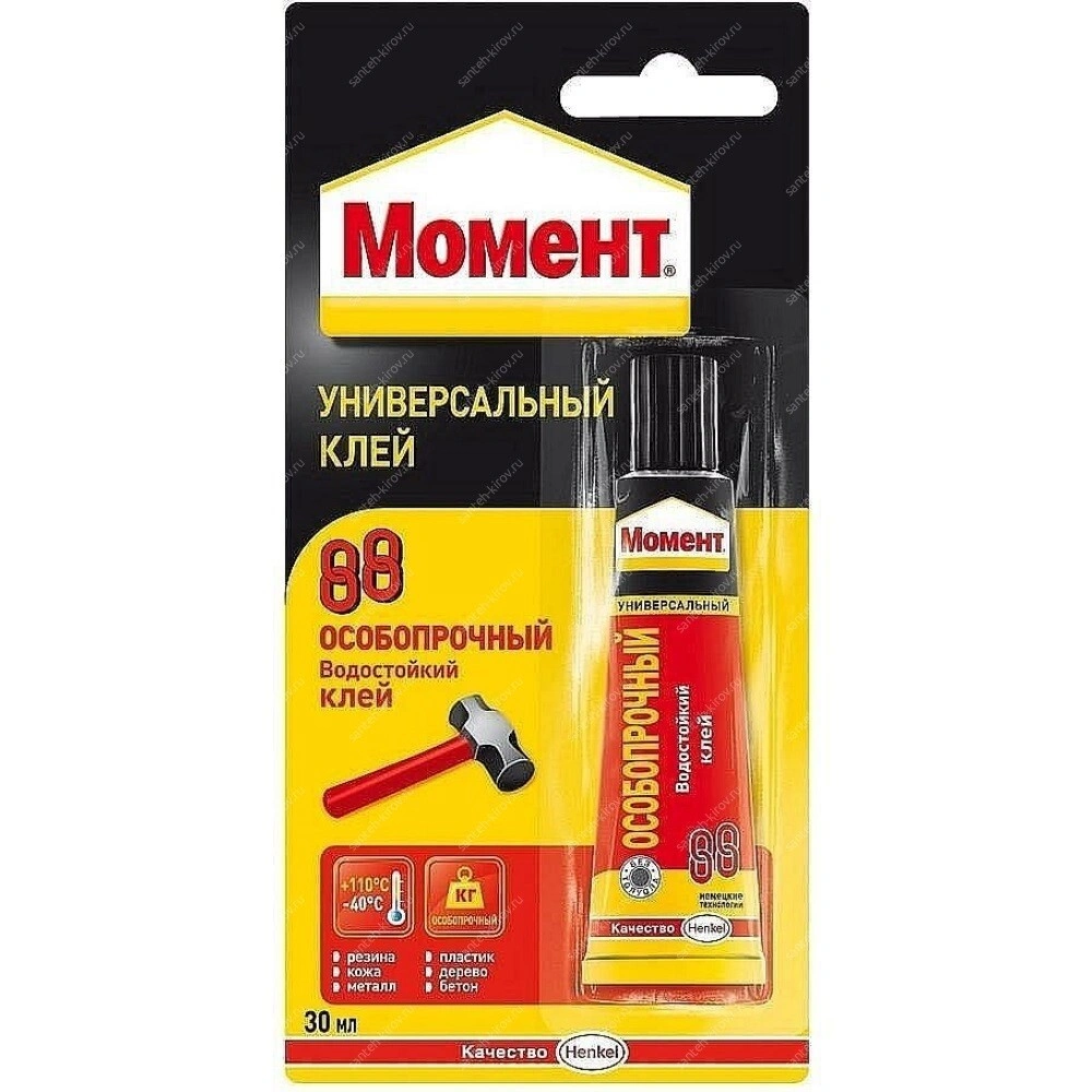 Клей МОМЕНТ особопрочный 30мл №88