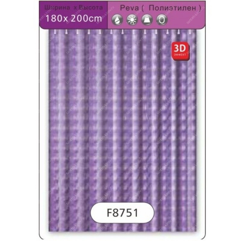 Штора для ванной F8751 Frap