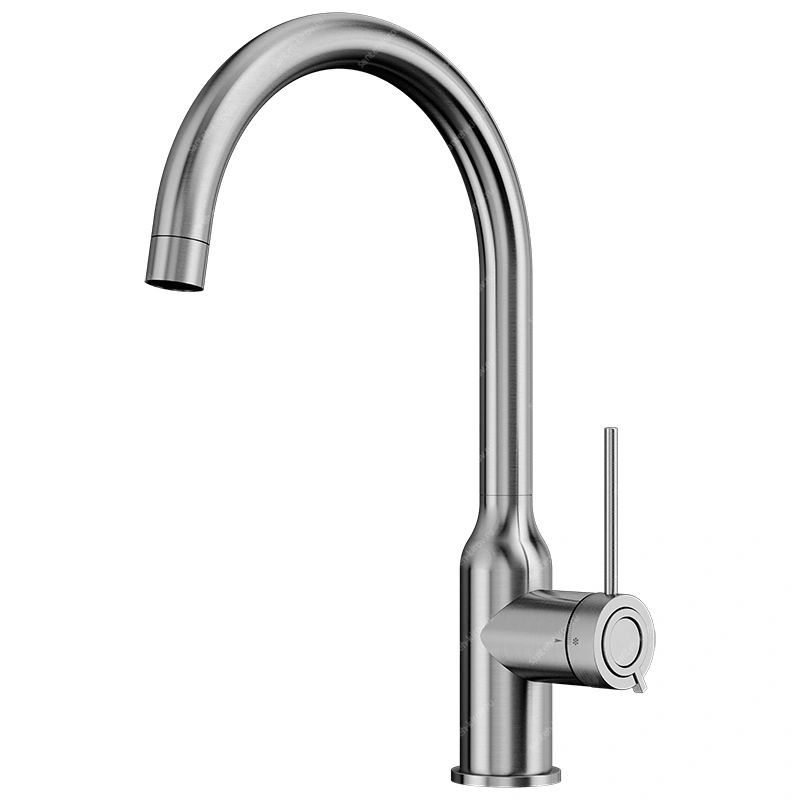 Смеситель для кухни 56B2013-Steel Elghansa