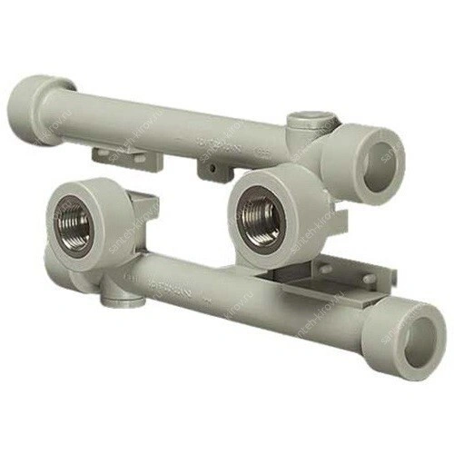 Двойное настенное колено D20мм х 1/2" FV-Plast