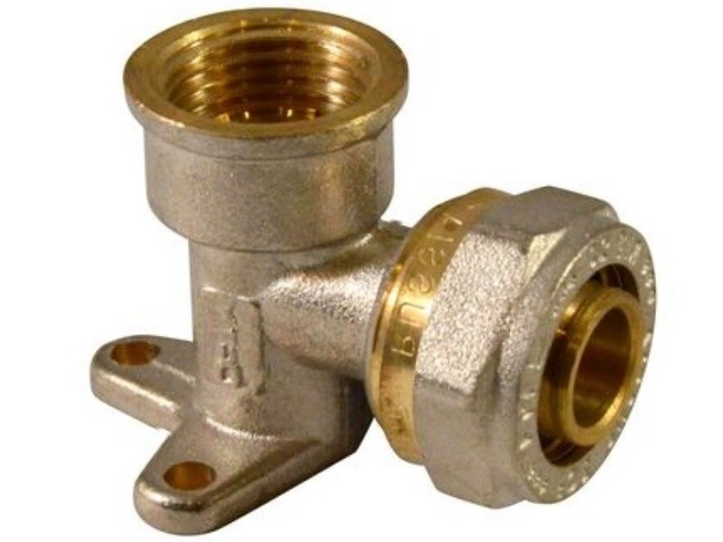 Угол с креплением D20мм 1/2" ЦГ JIF