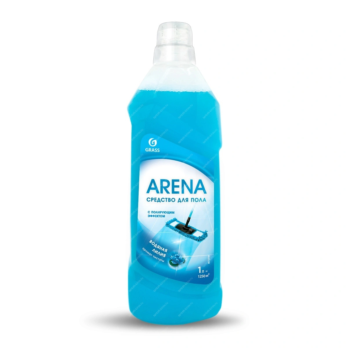 Средство с полирующим эффектом для пола "Arena" Водная лилия GRASS
