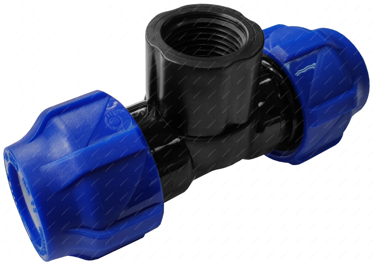 Тройник ПНД D32х3/4" (внутренняя резьба) VALFEX