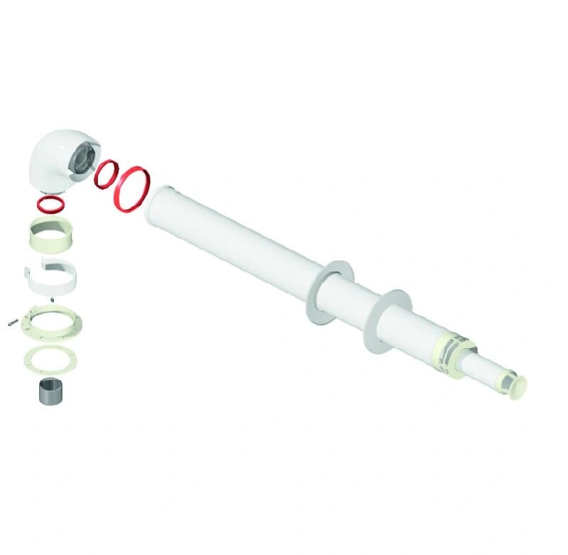 Комплект дымоходов D60/100 - 750мм кроме Navien,Immergas (К-01)+(TL-075M/ST)
