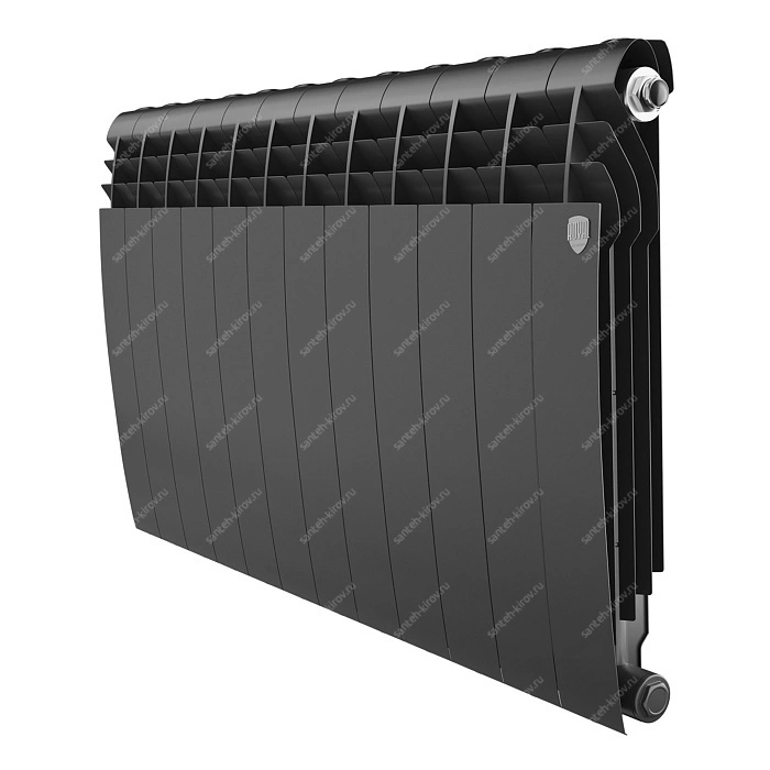 Радиатор биметалл 500мм 12 секций BiLiner Noir Sable Royal Thermo
