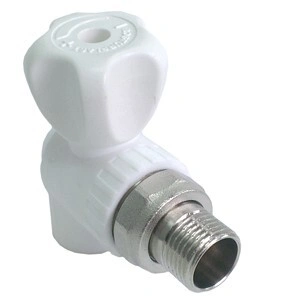 Кран для радиатора угловой D20мм х 1/2" РТП