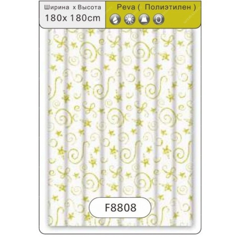 Штора для ванной F8808 Frap