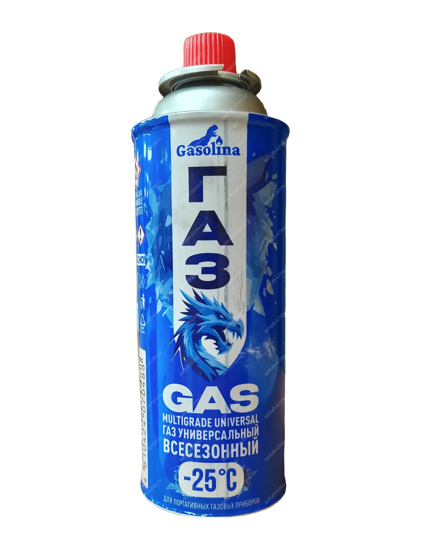 Газ в баллонах Gasolina всесезонный 520мл
