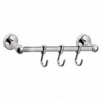 Передвижные 3 крючка на планке Ledeme L205-3