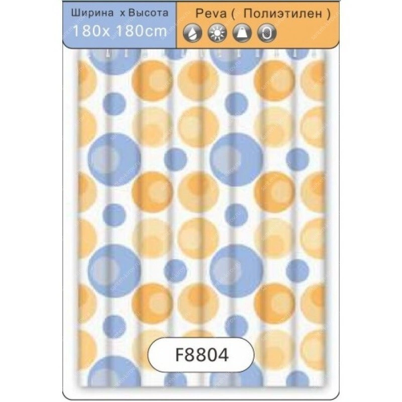 Штора для ванной F8804 Frap