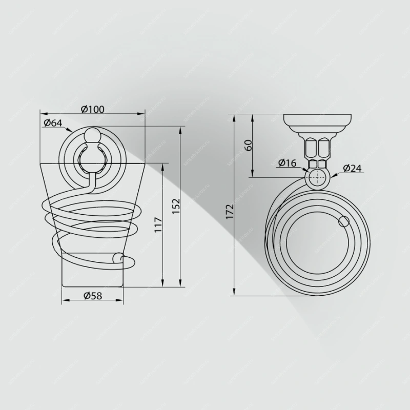 Держатель стакана Elghansa PRK-413