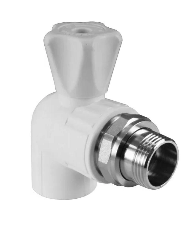 Кран шаровой радиатора угловой D20мм х 1/2" Valfex