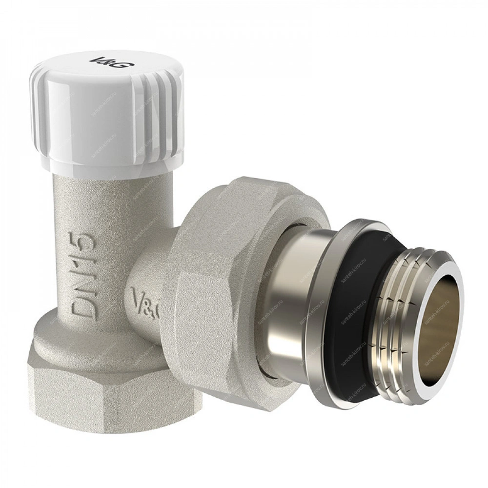 Вентиль радиаторный угловой 1/2" ГШ V&G