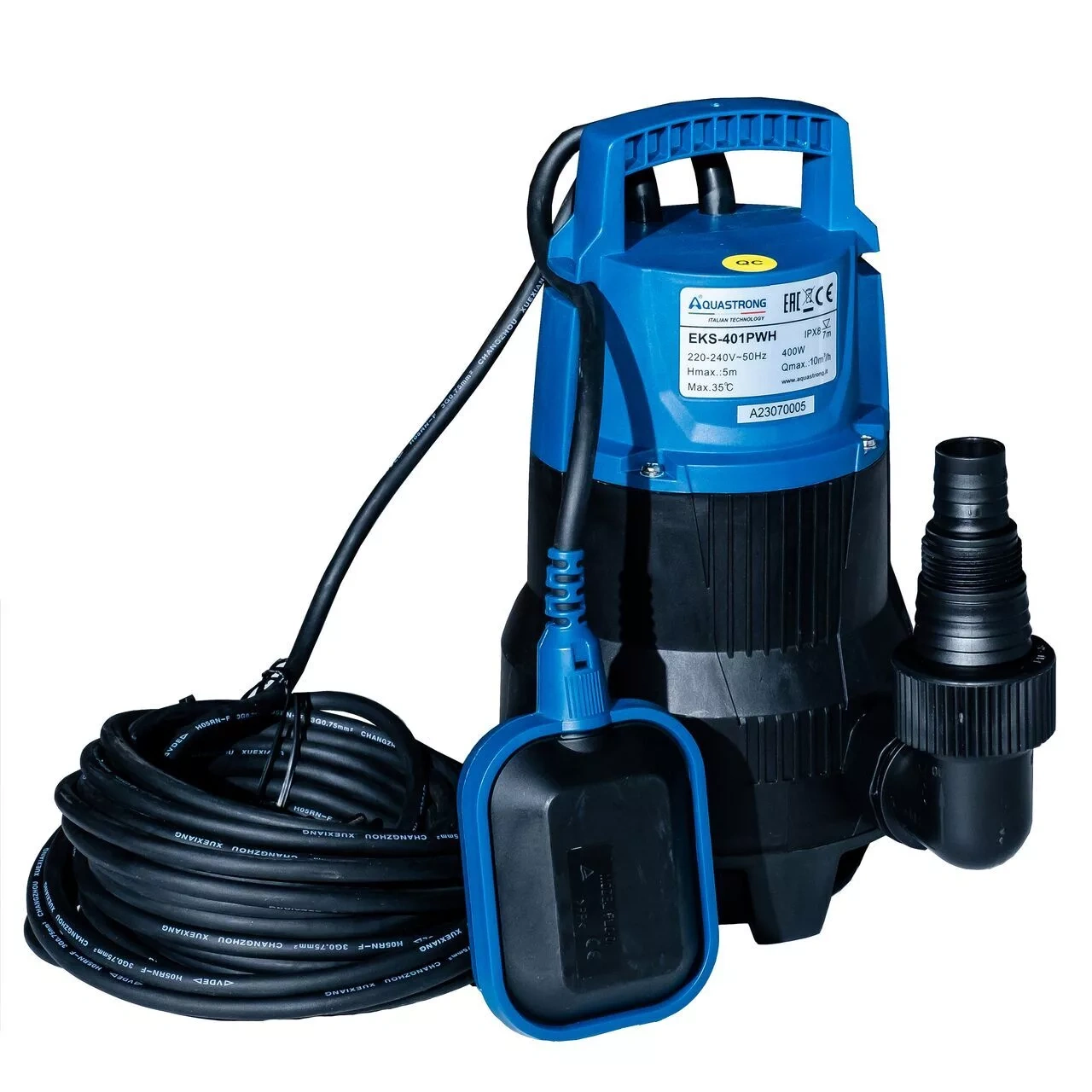 Насос фекальный EKS-401PWH Aquastrong