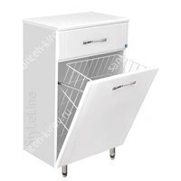 Комод напольный "ТН 600" белый с корзиной Style Line
