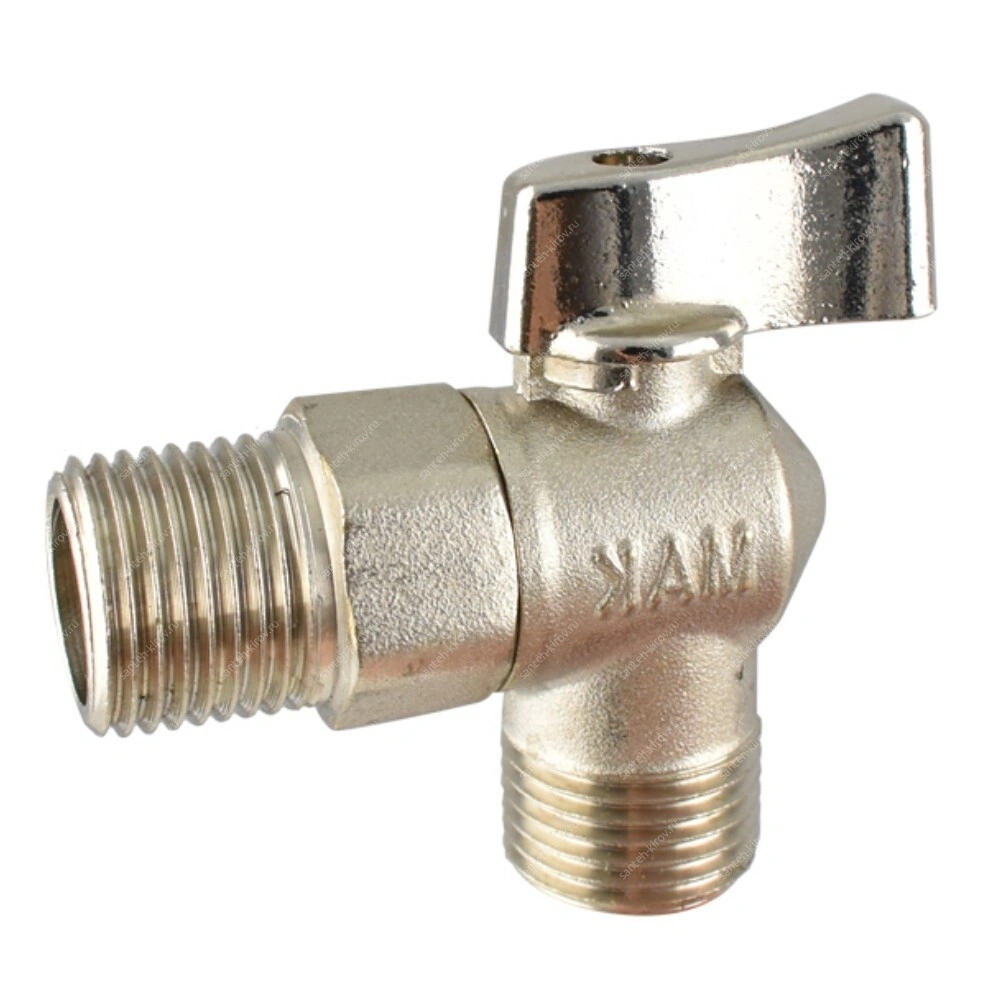 Кран шаровой угловой 1/2"х1/2" шш МАК