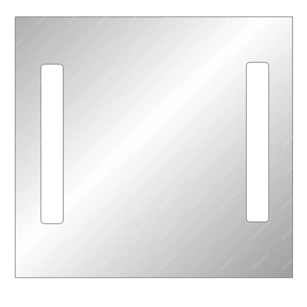 Зеркало с LED-подсветкой 750мм x 700мм" Style Line