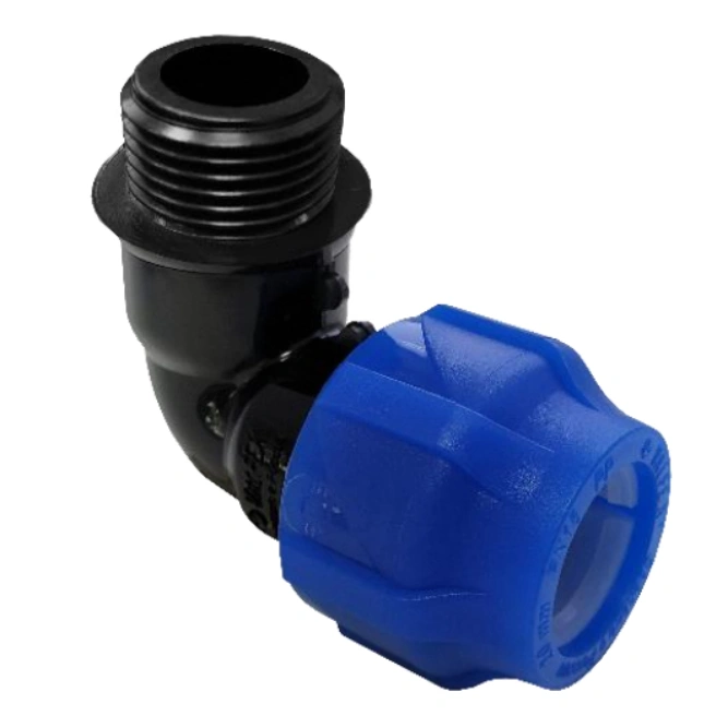 Отвод ПНД D20х3/4" (наружная резьба) VALFEX