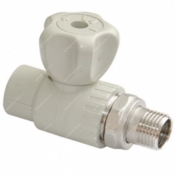 Кран для радиатора прямой D25мм х 3/4" FV-Plast