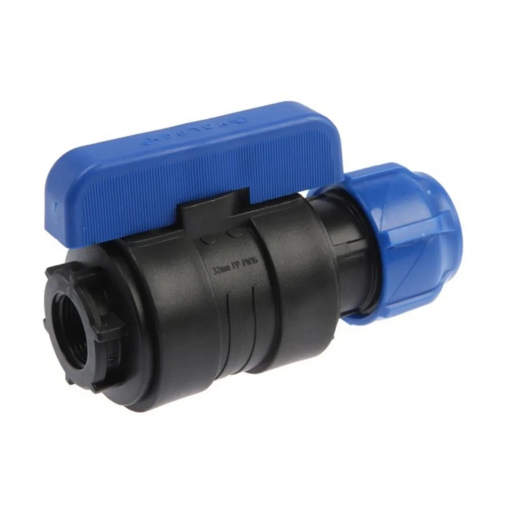 Кран шаровой ПНД D20х1/2" (внутренняя резьба) VALFEX