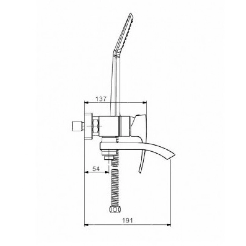 Смеситель для ванны G3207-8 Gappo