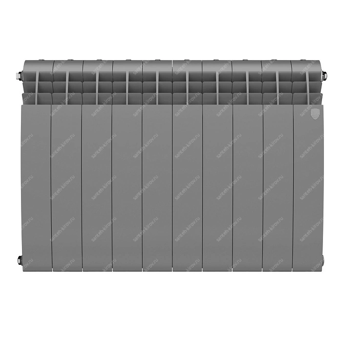 Радиатор биметалл 500мм 10 секций BiLiner Silver Satin Royal Thermo