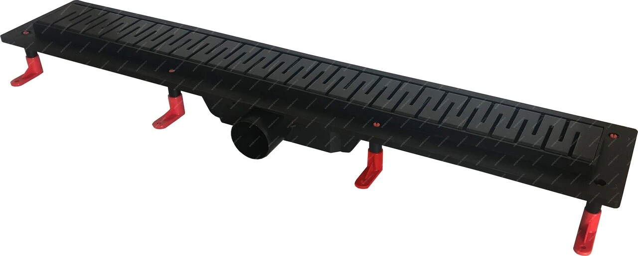 Трап горизонтальный L-700мм MEDIUM BLACK EDITION (MS-70MB)