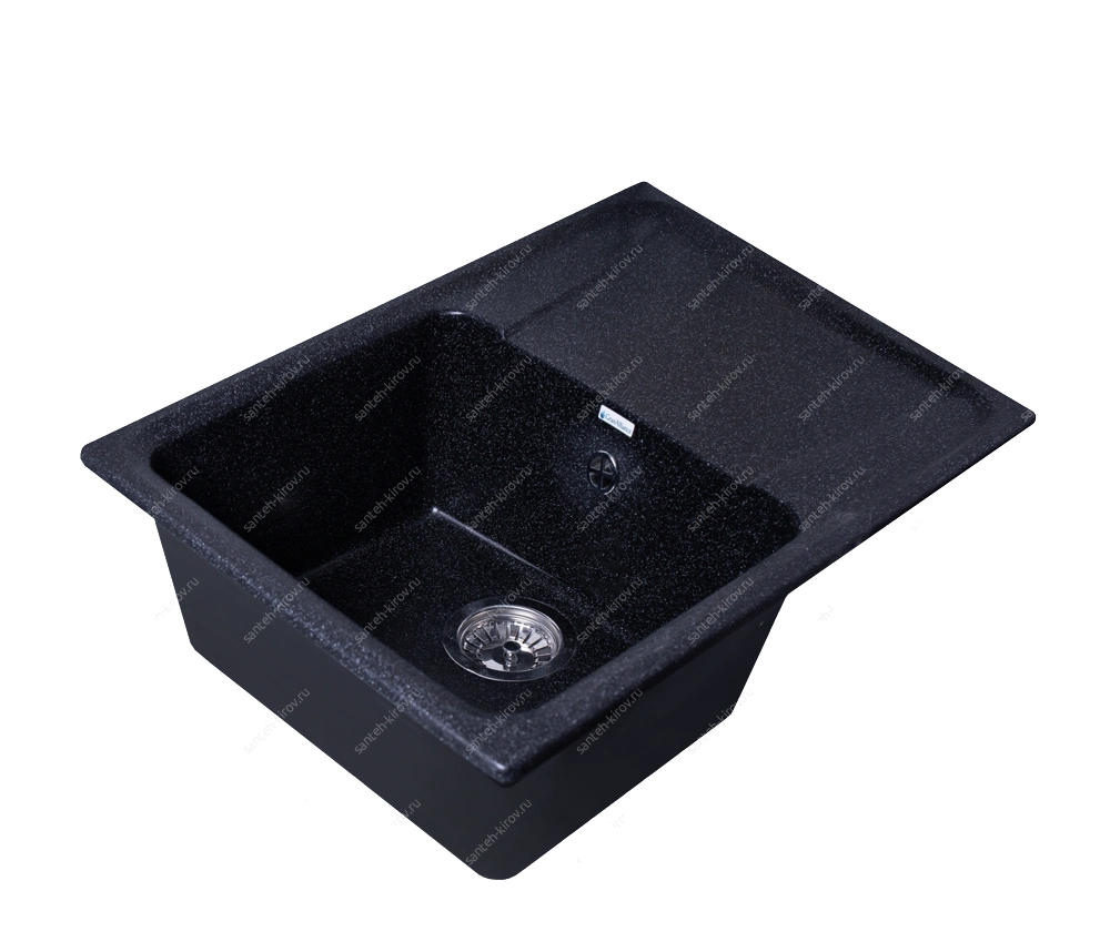 Мойка прямоугольная черная G22 GranAlliance