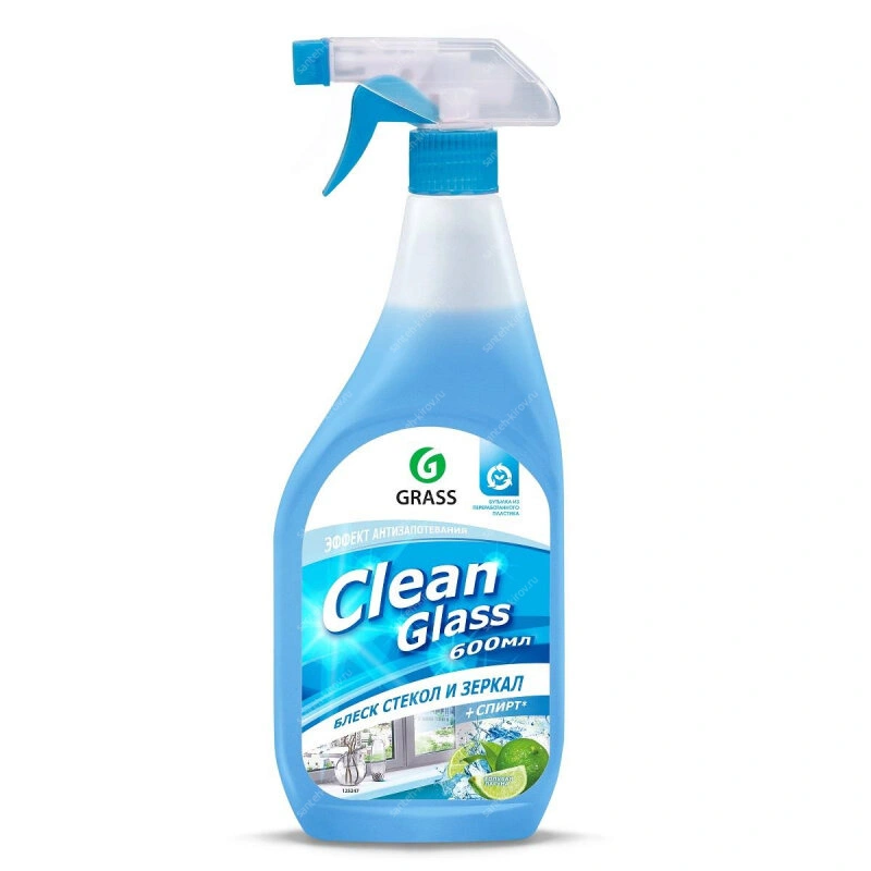 Очиститель стекол "Clean Glass" ГОЛУБАЯ ЛАГУНА GRASS