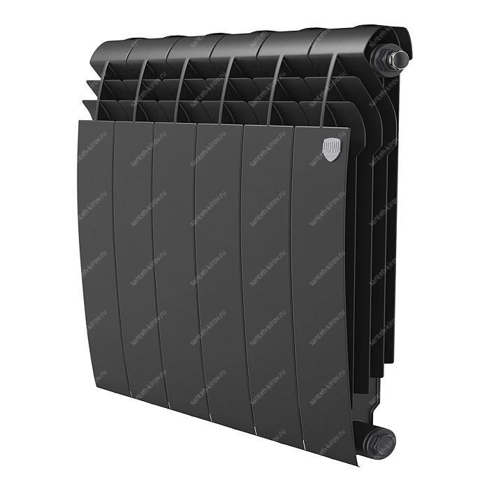 Радиатор биметалл 500мм 6 секций BiLiner Noir Sable Royal Thermo