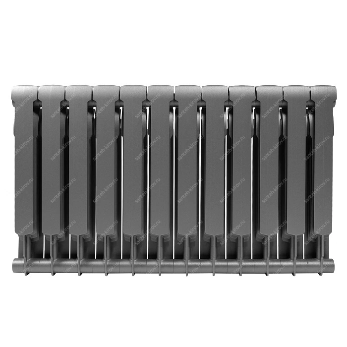 Радиатор биметалл 500мм 12 секций BiLiner Silver Satin Royal Thermo