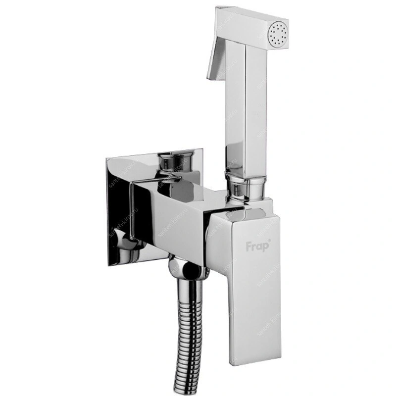 Гигиенический смеситель с душем F7506 Frap хромированный, латунный корпус