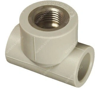 Тройник D25мм х 3/4" (внутренняя резьба) FV-Plast