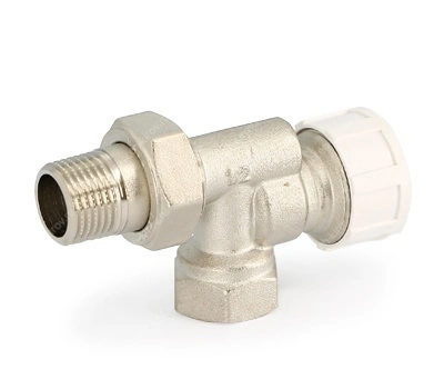 Вентиль термостатический угловой со сгоном 1/2" Uni-Fitt 163V2000