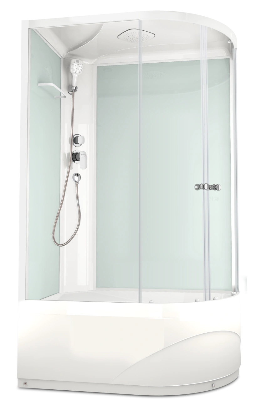 Душевая кабина 120х80см Delight Slim high L Domani-Spa DS01DS128LHWM00