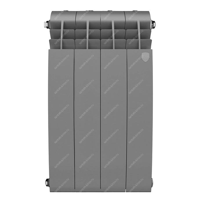 Радиатор биметалл 500мм 4 секций BiLiner Silver Satin Royal Thermo
