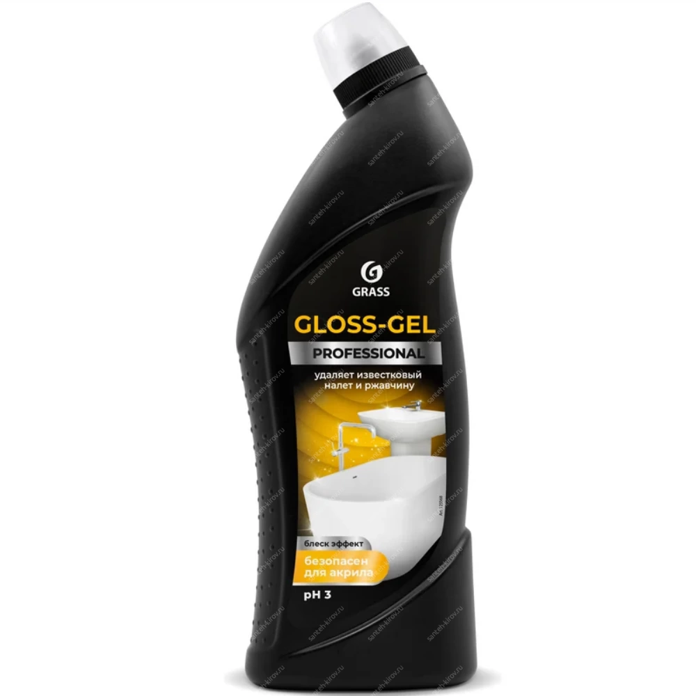 Чистящее средство для сан.узлов "Gloss-Gel" Professional GRASS