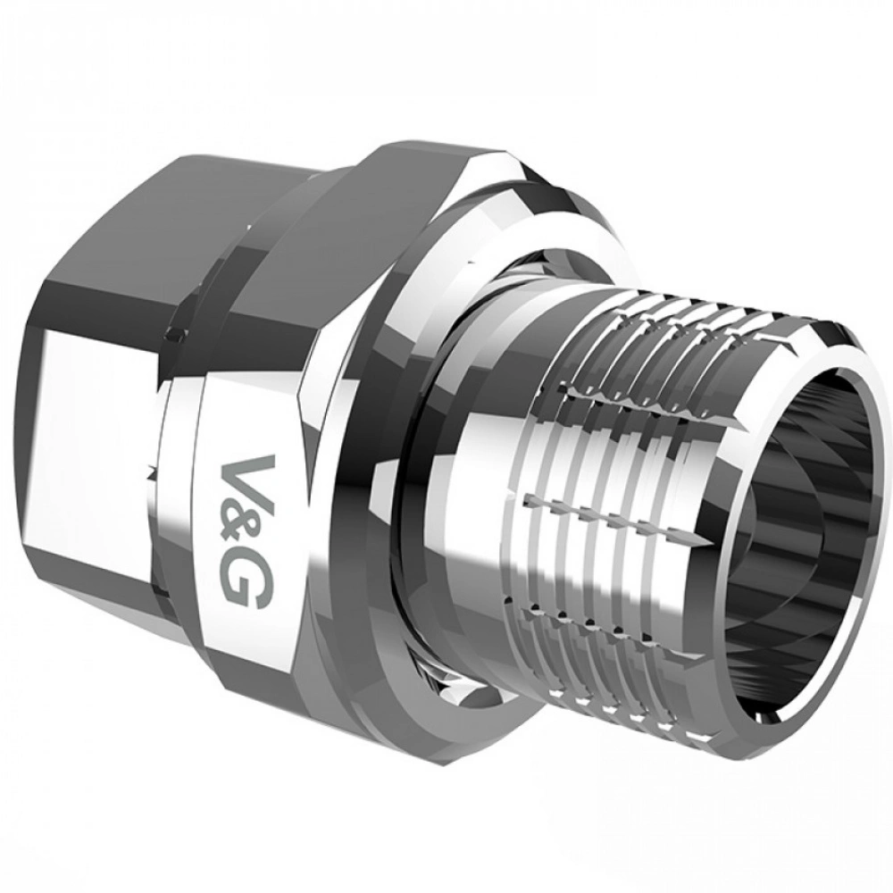Американка 1"х1" вн  V&G ХРОМ VG-205403
