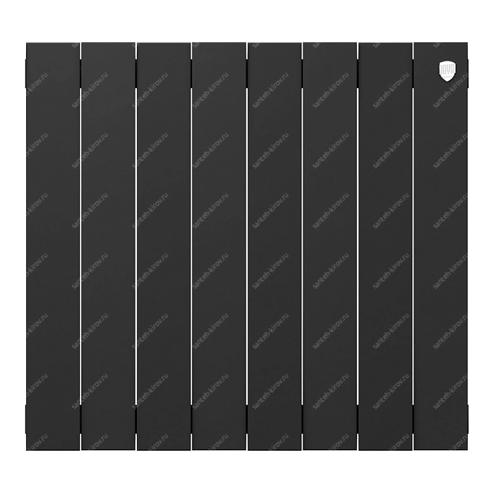 Радиатор биметалл 500мм 8 секций PianoForte Noir Sable Royal Thermo